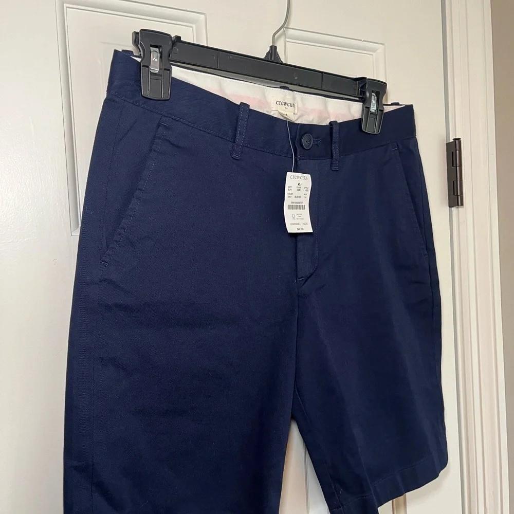 NEW Crewcuts Size 14 Girls Navy Blue Shorts